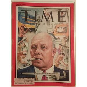 Time News Magazine March 21 1955 a.f.l.s George Meany